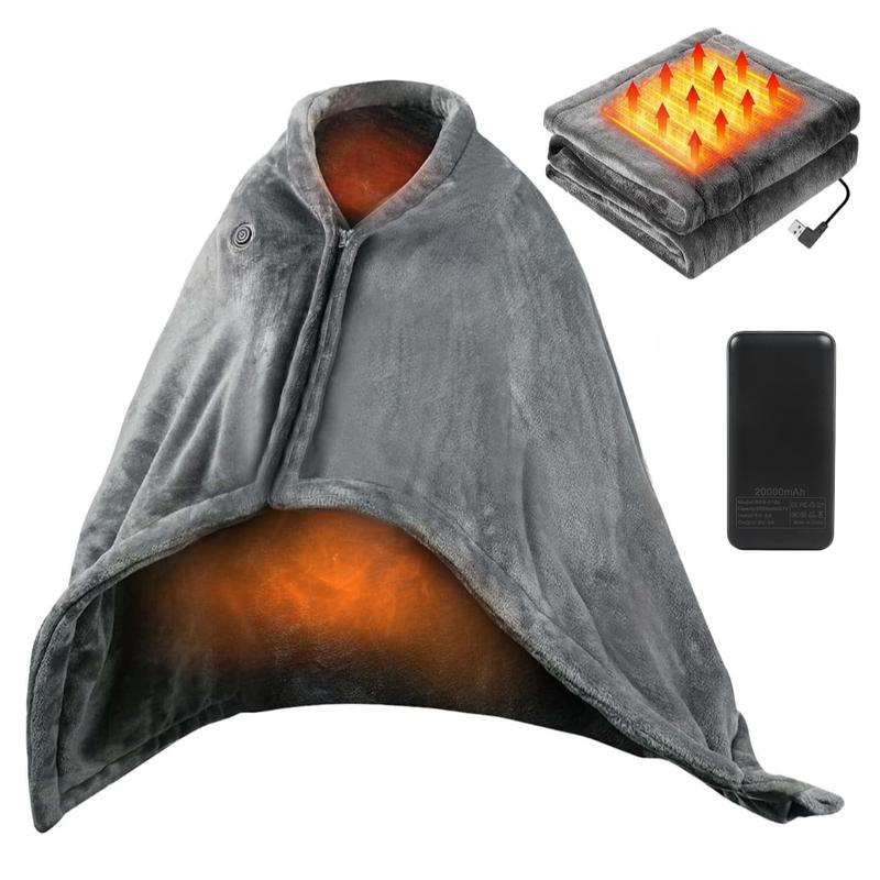 CozyHaven™ Heated Blanket Shawl